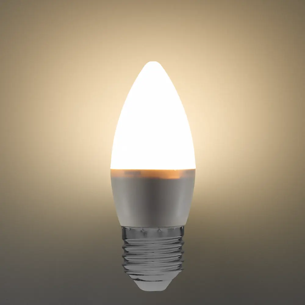 Светодиодная лампа Volpe матовая свеча E27 6Вт нейтральный свет 89819455 STLM-1519294 - Вид №3