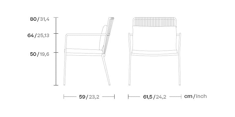 Штабелируемый садовый стул Kettal ARCH-00036161 - Вид №8
