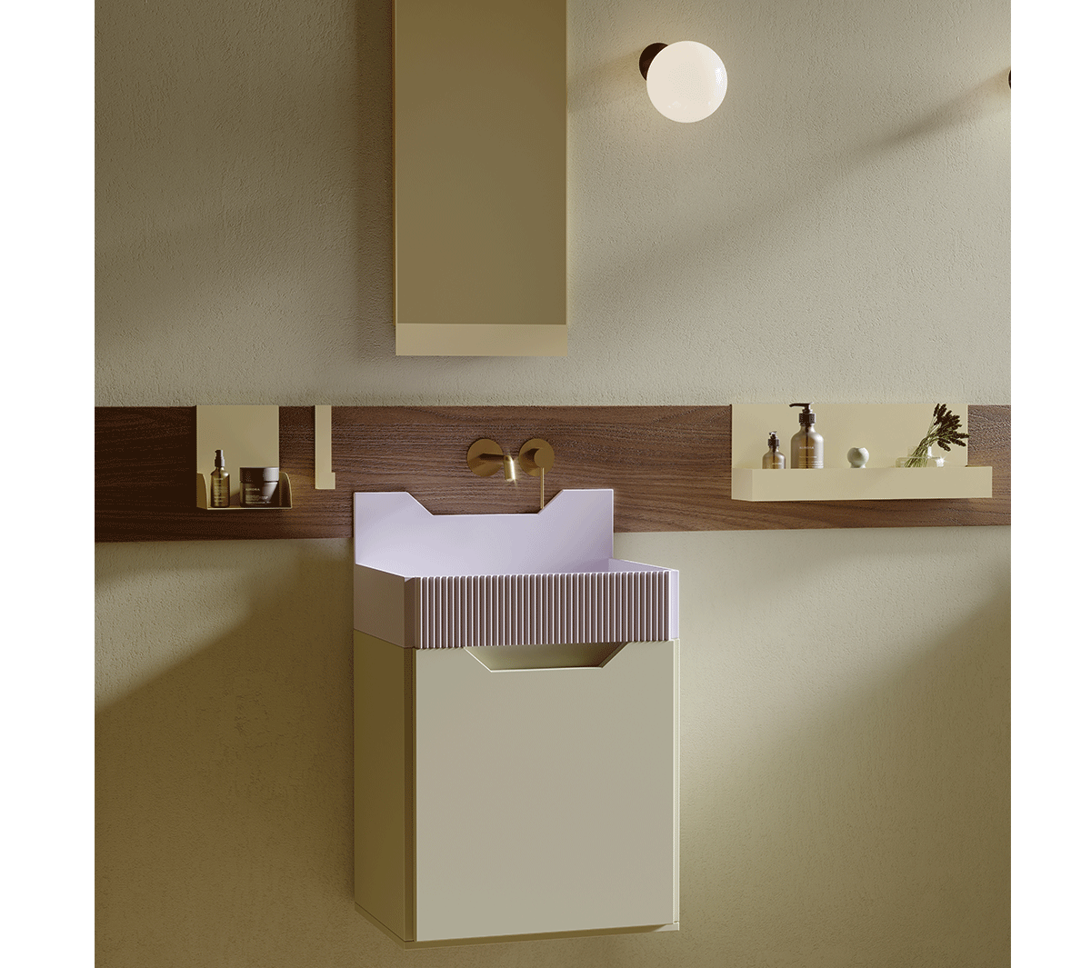 com_EXLAVFRIEZE2L/3030 Подвесная раковина настенная прямоугольная Ex.T Frieze - Вид №2