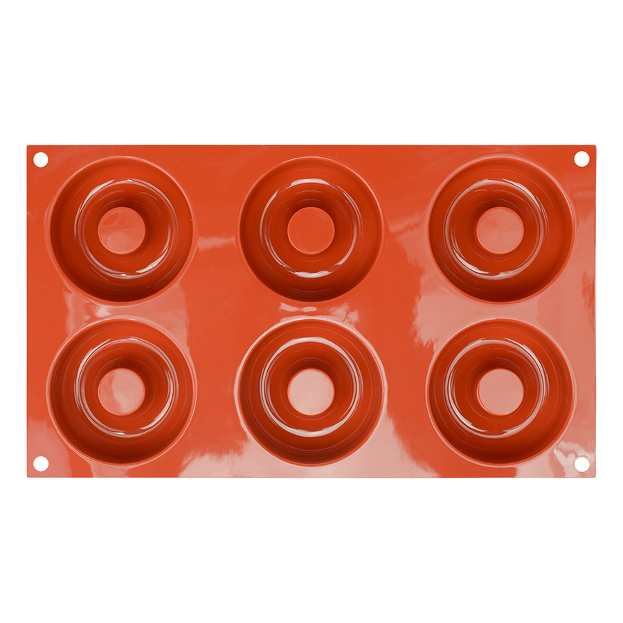 26.170.00.0065 Форма для приготовления пончиков donuts ?7,5/2,5 см силиконовая Silikomart  - Вид №4