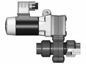 SANIT 521220010115152 2/2-ходовой тип электромагнитный клапан SF 22, R 3/8 "- 1/2", резьбовые гнезда, NC