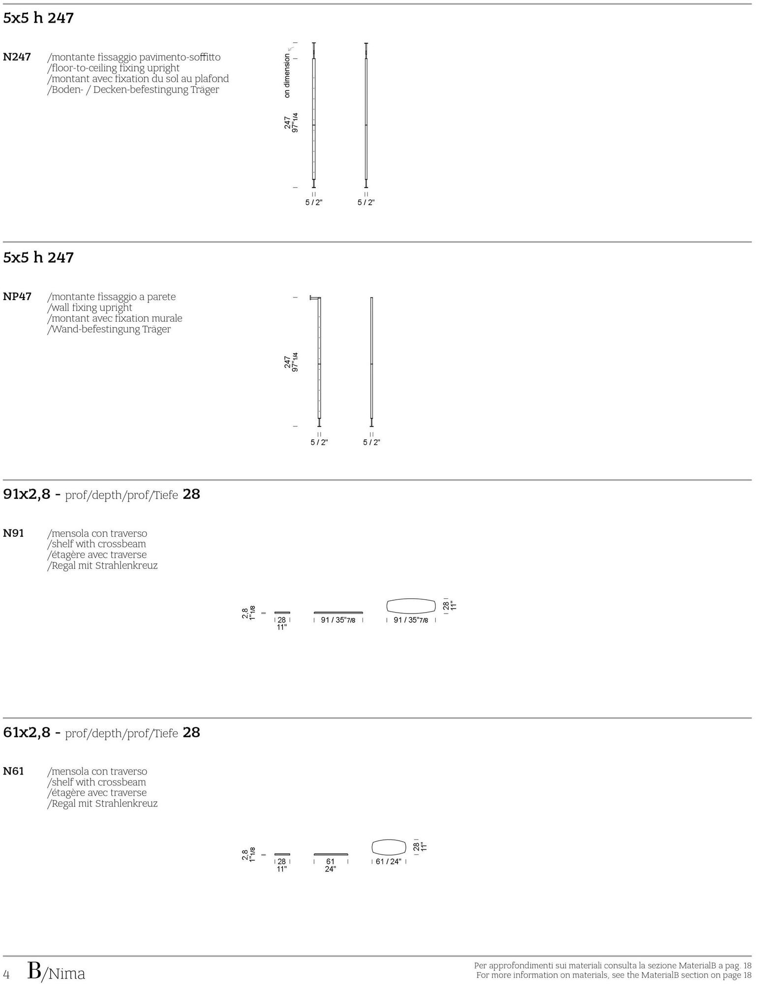 Borzalino Настенный книжный шкаф из дерева и стекла sun-id-1490432 - Вид №2