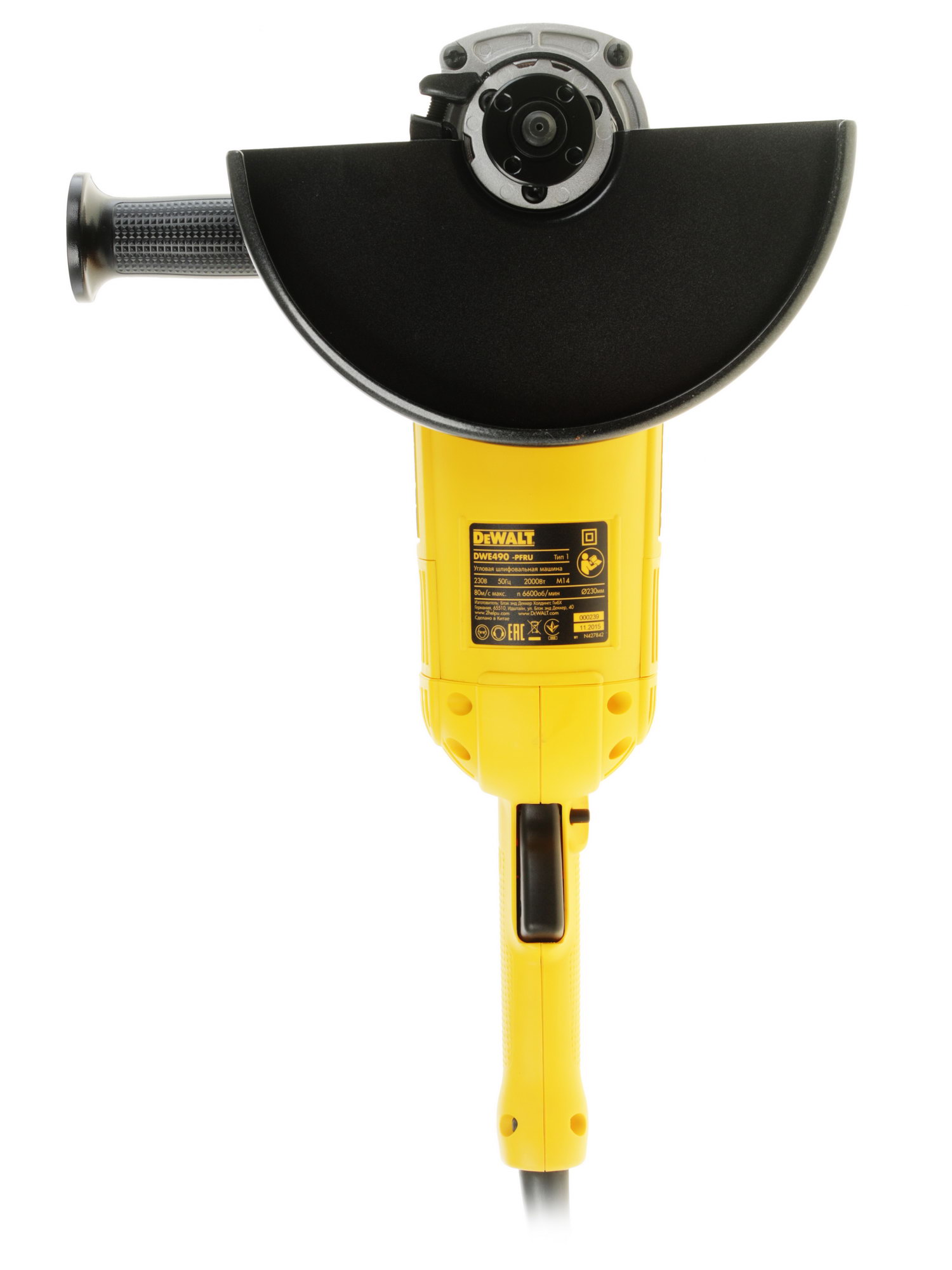 Углошлифовальная машина (УШМ) DeWalt DWE490 1081473 STDN-0038969 - Вид №3