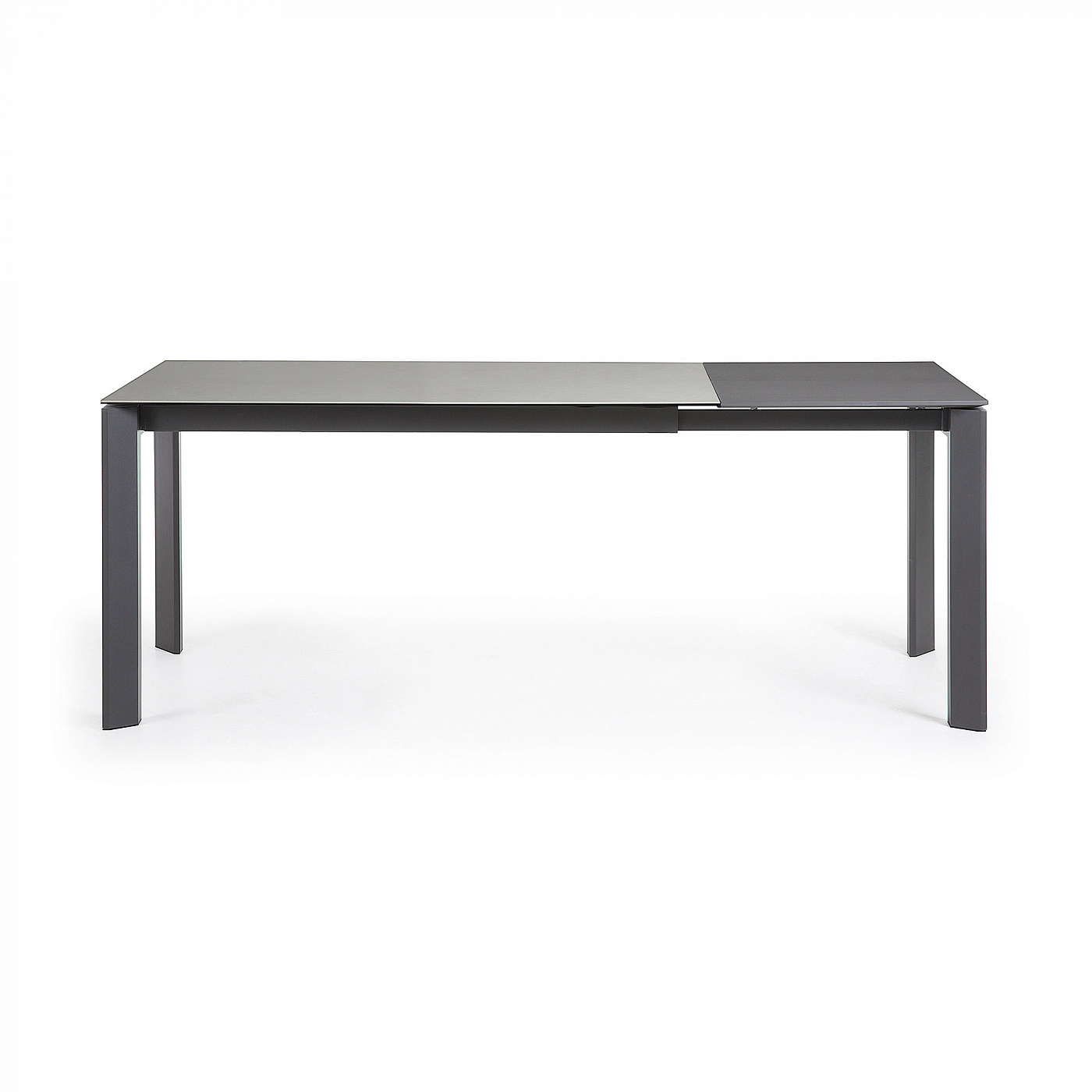 051230 Стол Atta 140 (200) x90 антрацит, серый, керамика La Forma Axis - Вид №2