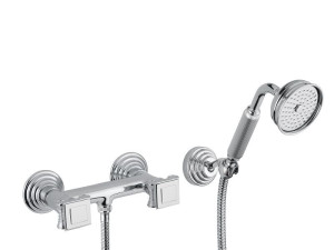 Набор для душа из хромированной латуни