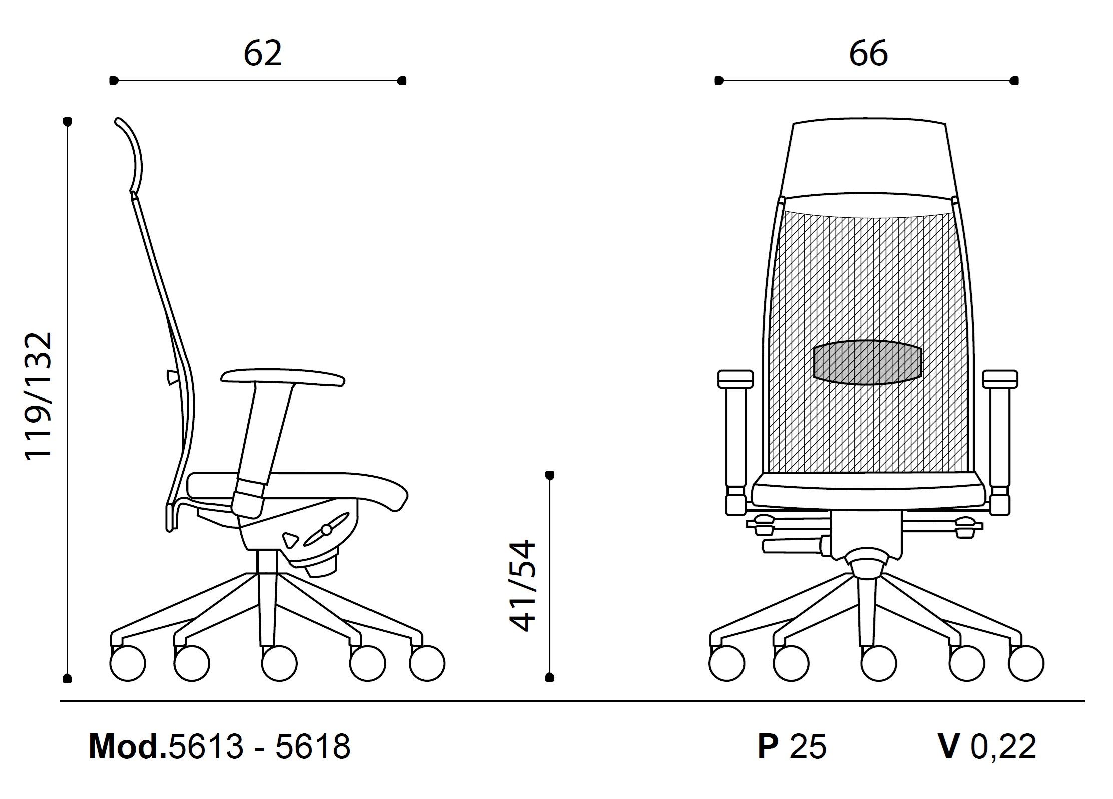 Вращающееся офисное кресло с высокой спинкой Ares Line Link Plus ARCH-00087686 - Вид №7