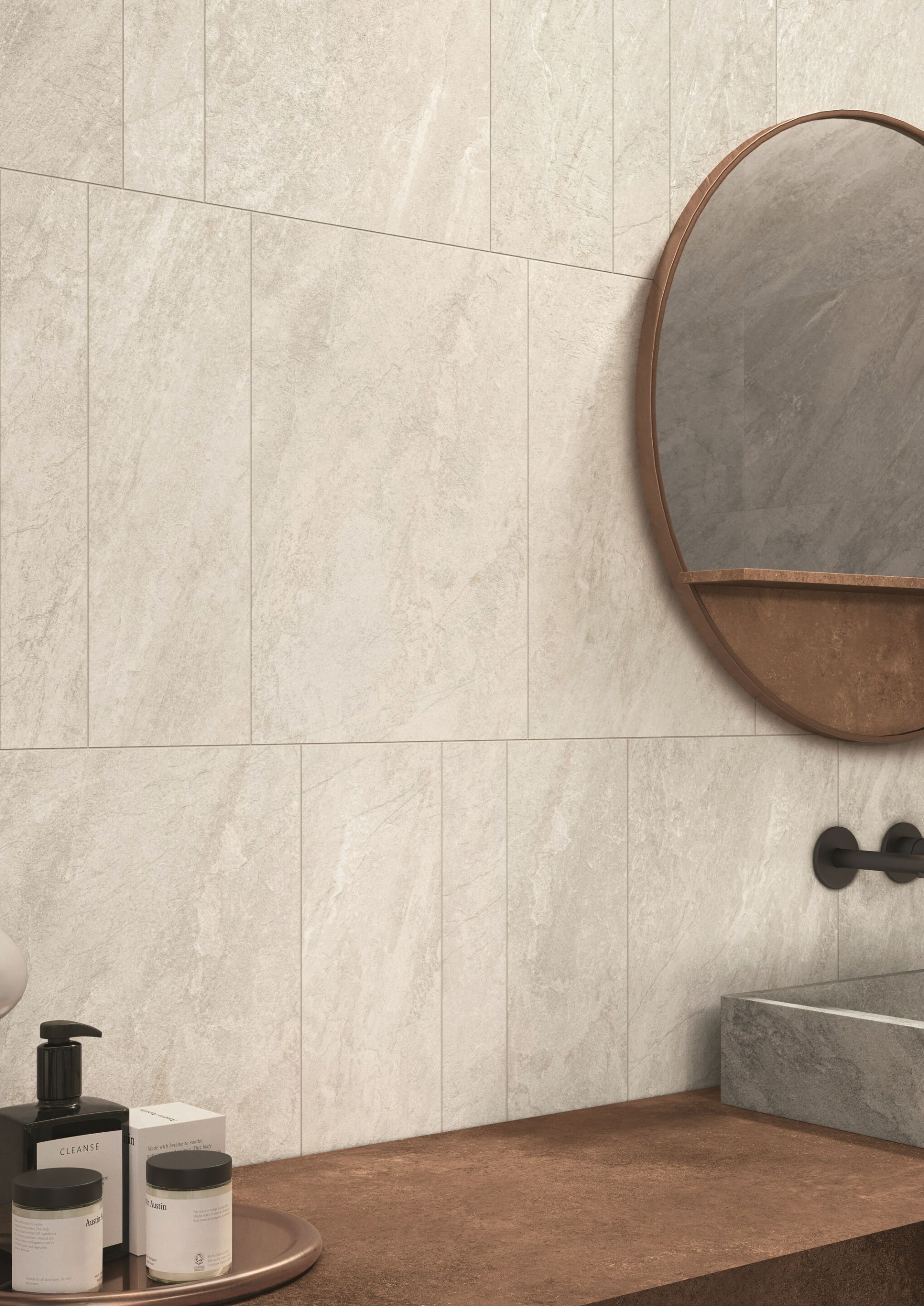 Пол / облицовка керамогранита с эффектом камня для внутреннего и наружного применения Ceramiche Caesar Quartz Essence ARCH-00131257 - Вид №4