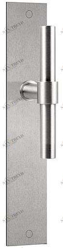 Formani Ручка из нержавеющей стали с матовым покрытием на пластине One Pbt15xlp236sfc