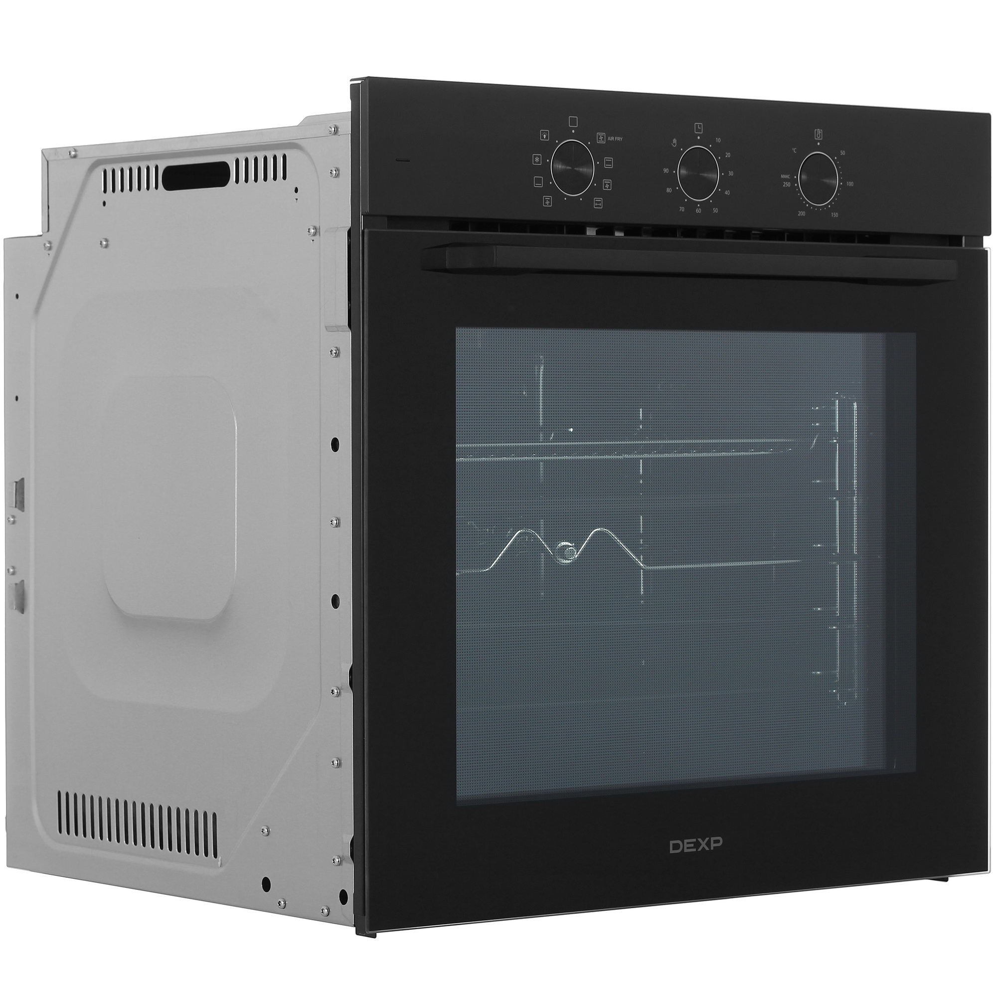 9175842 Электрический духовой шкаф DEXP Frypro-01 черный STDN-0105285 - Вид №1