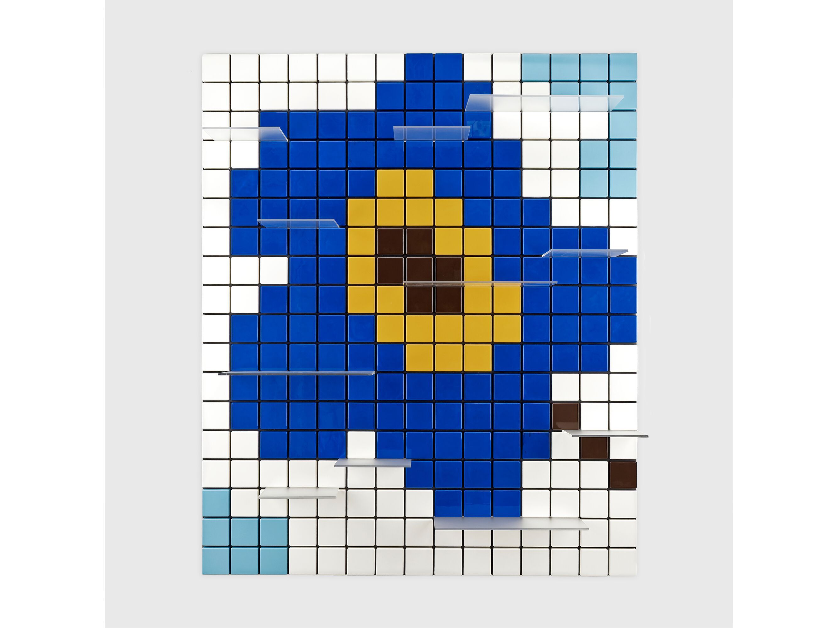 Модульная подвесная Книжная полка из АБС-пластика Pellington Design CONFETTI CK BLOOM6 ARCH-00053002