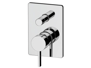 Встраиваемый однорычажный смеситель для ванны с переключателем