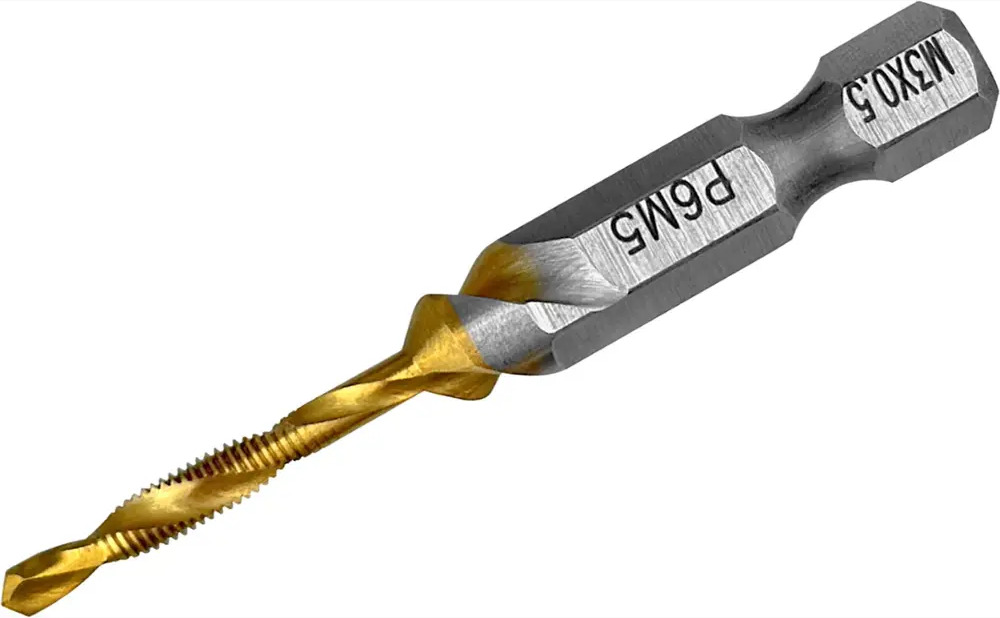 Сверло-метчик Vertextools Р6М5 2,5 мм для резьбы в металле 89363229