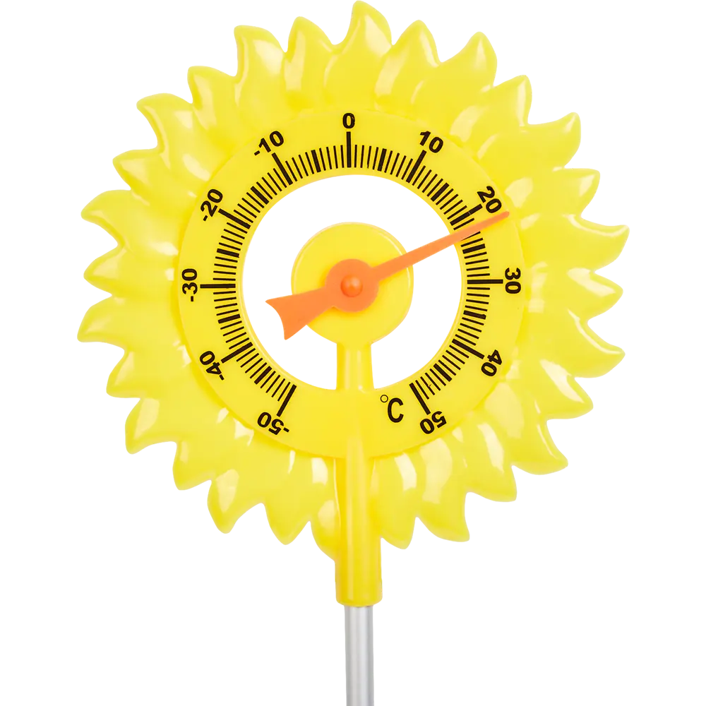 Уличный термометр GARDEN SHOW «Подсолнух» для дома и дачи 82874094 STLM-0955900 - Вид №1