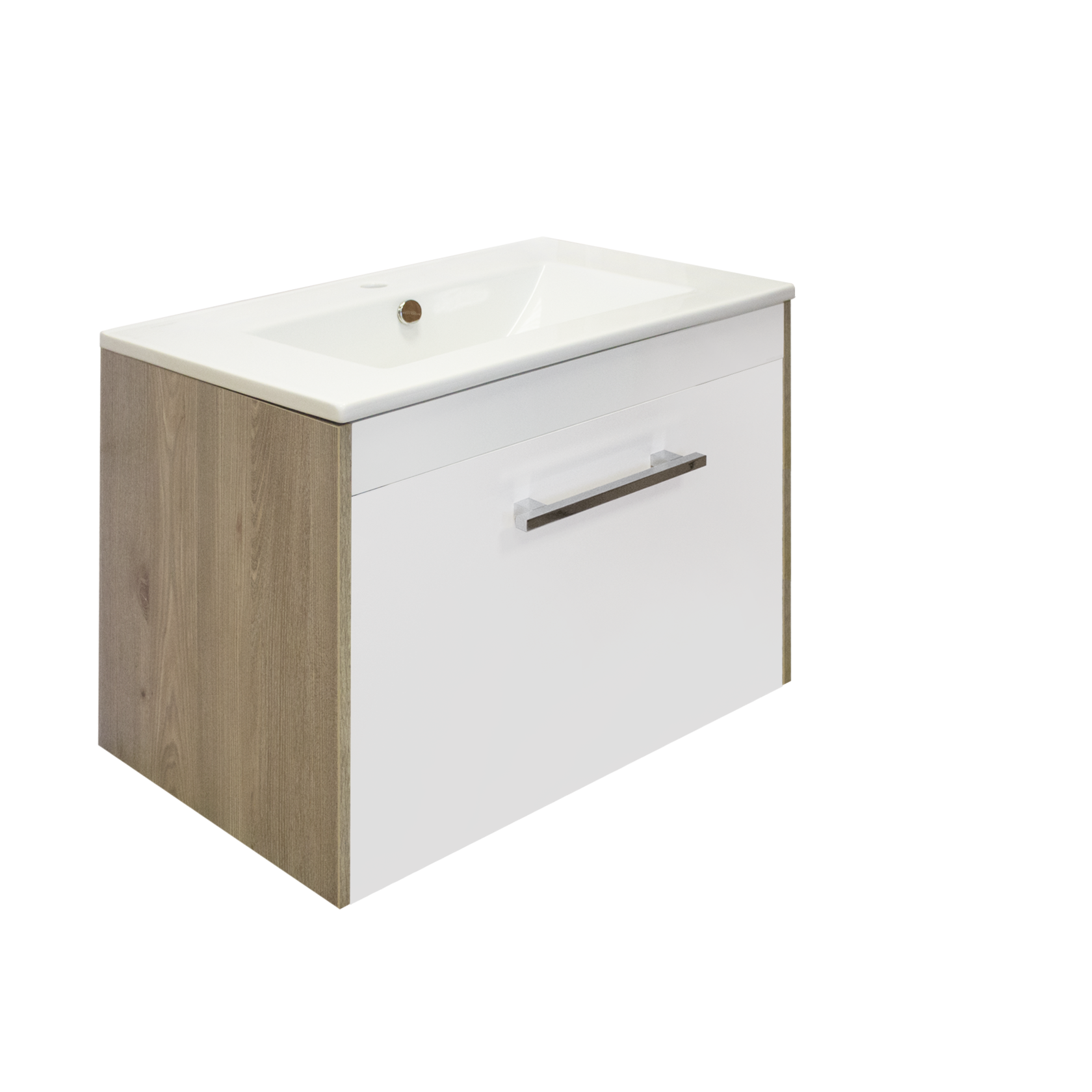 Тумба подвесная QUADRO 75 нельсон PLUS SANITA LUXE QDRNPSLCW75212W1