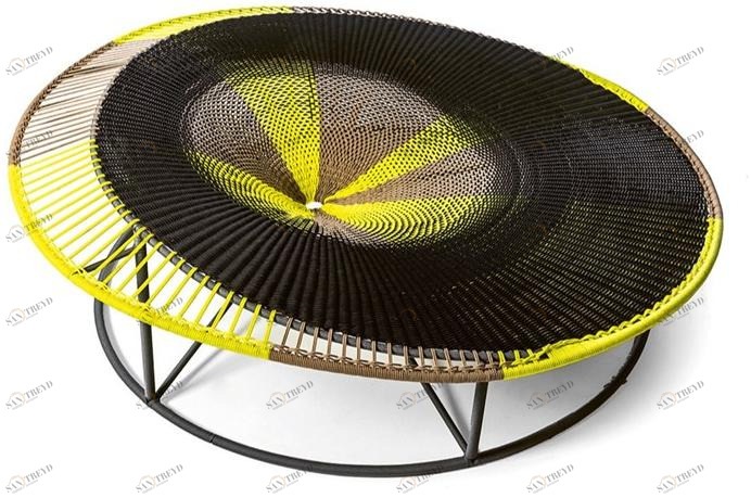 Moroso Кресло из стали и цветного шнура ручной работы M'afrique sun-id-1393204