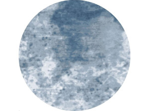 Круглый шерстяной ковер / Ковер