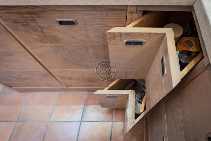 GH LAZZERINI Кухня из массива дерева на заказ с островом sun-id-1370405 - Вид №1