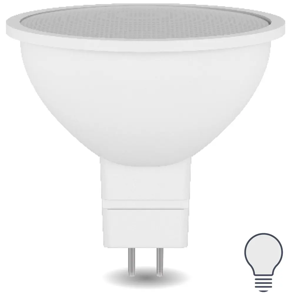 Santreyd LED-лампа MR16 GU5.3 7.5Вт нейтральный свет для точечного освещения 82991534 STLM-0038554