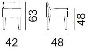Gervasoni Кресло со съемным чехлом Up sun-id-1457040 - Вид №6