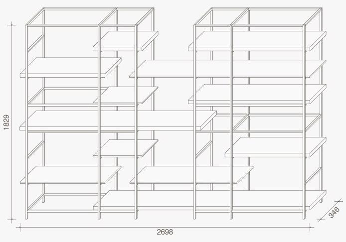 Lema Модульный стеллаж из металла sun-id-1366846 - Вид №4
