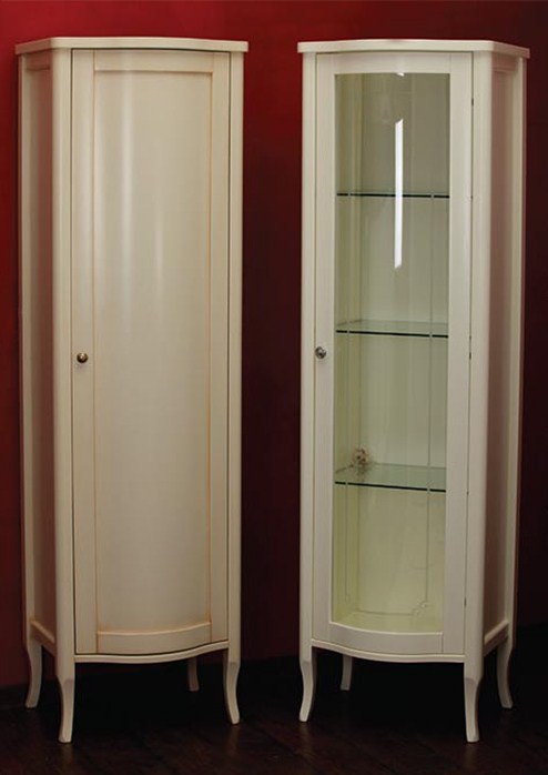 Витрина MIGLIORE Bella ML.BLL-VT451.DR со стеклянной дверцей, нежно-розовый ML.BLL-VE451.DR - Вид №2