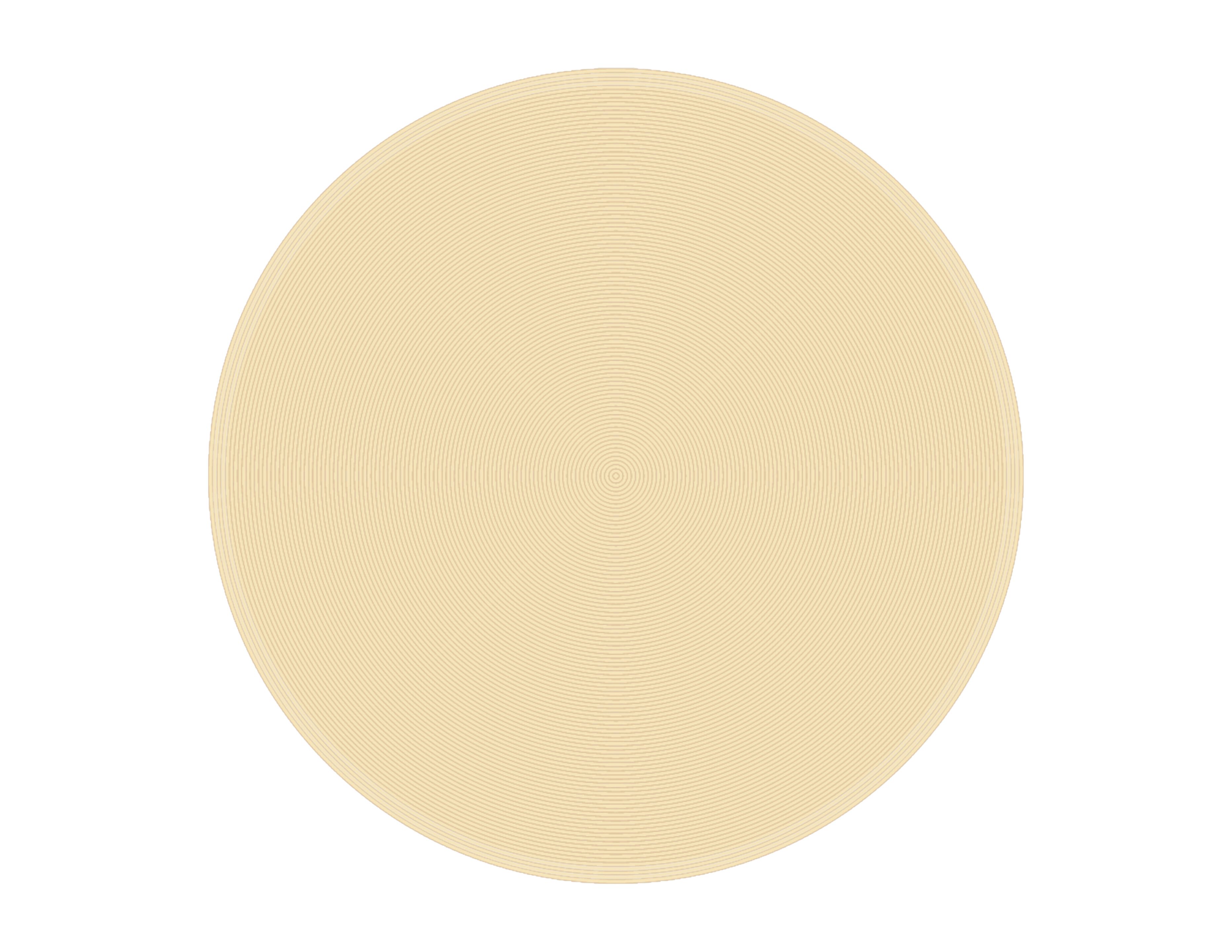 Открытый круглый сплошной цвет ковер YAAZ Yunn ARCH-00100369 - Вид №14