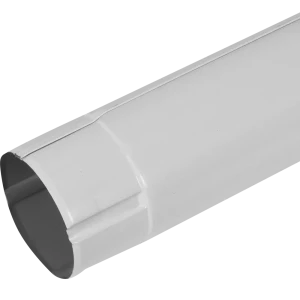 Труба круглая D90 мм 2000 мм цвет белый 81931037 STLM-2020381
