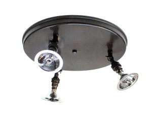 Регулируемая латунная потолочная лампа