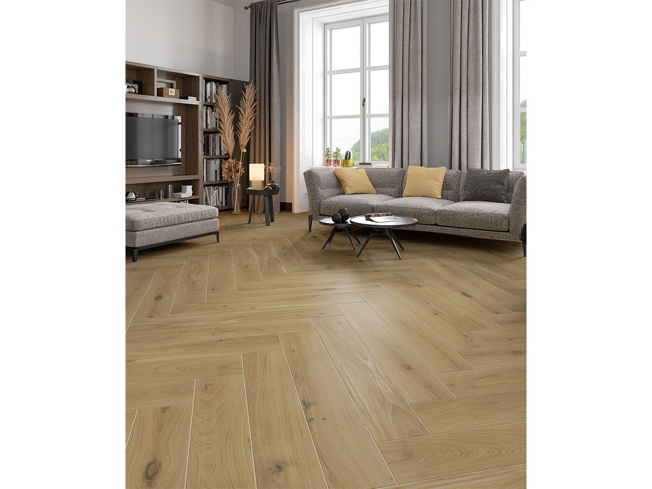 Пол из керамогранита под дерево Kaleseramik плитка ARCH-00082200 - Вид №1