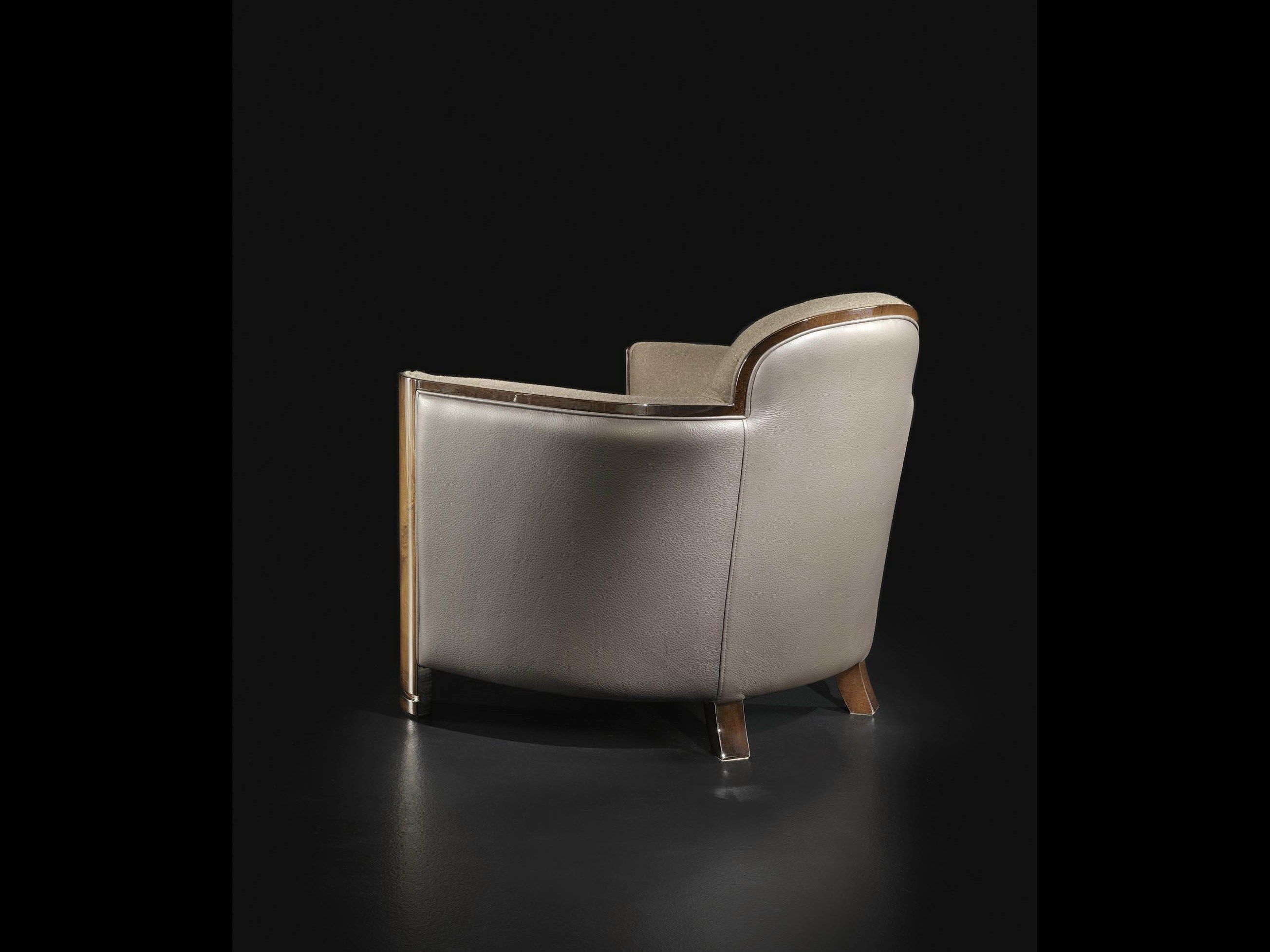 Кожаное кресло с подлокотниками HUGUES CHEVALIER Iconic ARCH-00050765 - Вид №2