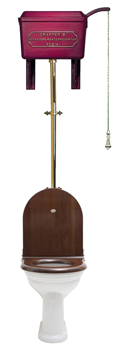 TCWC5814HL Высокий унитаз с литым металлическим бачком 814 Thomas Crapper 