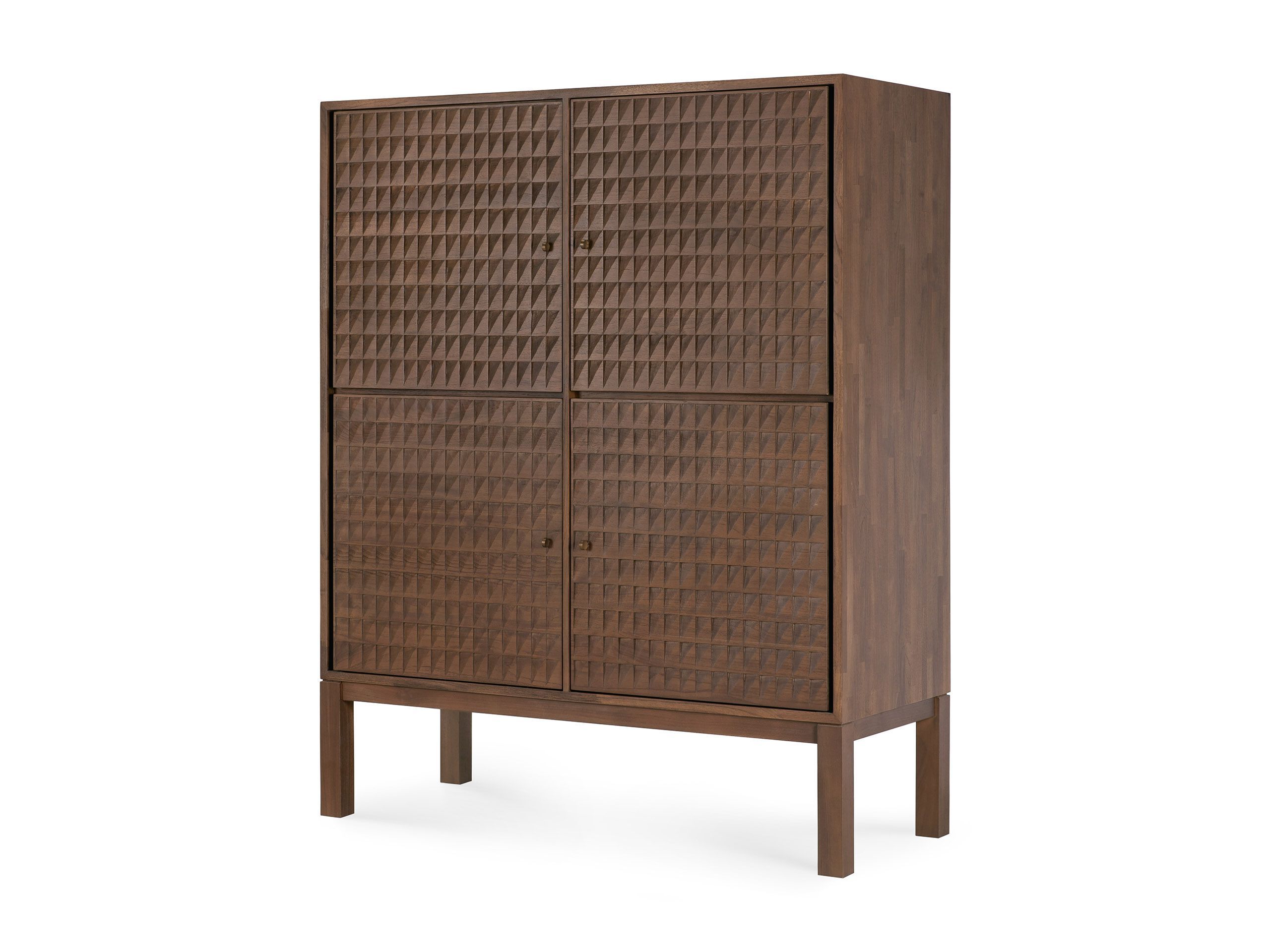 Шкаф из тикового дерева с распашными дверцами Ethnicraft Sono ARCH-00061408 - Вид №2