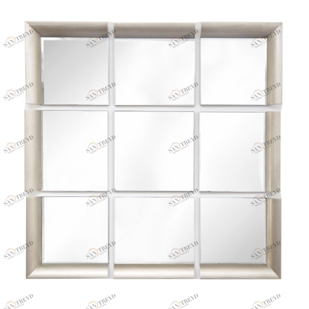 Зеркало с фацетом квадратное Alla PUSHA ДИЗАЙНЕРСКИЕ 062647 Зеркальный 