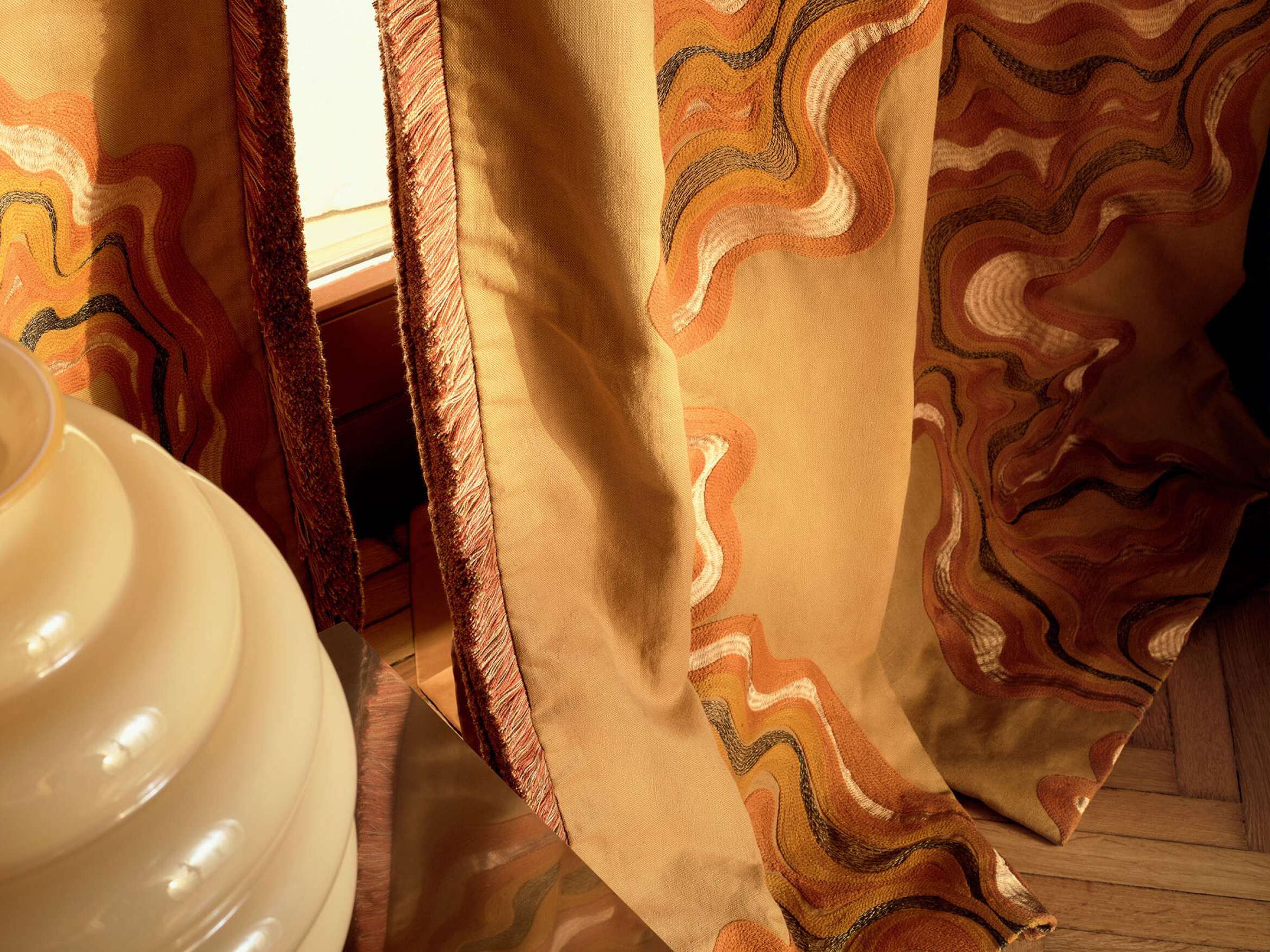 Вышитая ткань для штор Élitis Brera ARCH-00119567