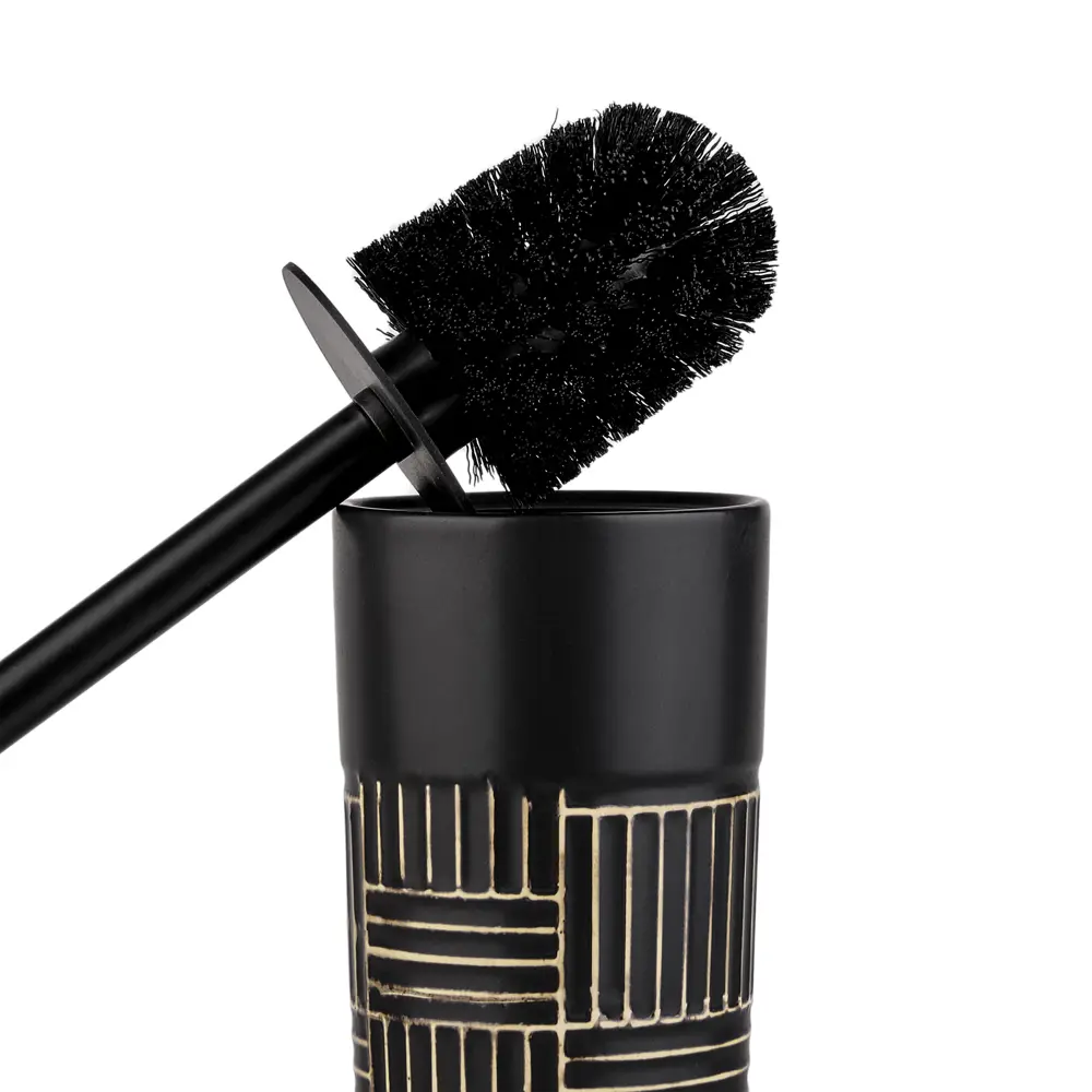 VERRAN Jamaa - керамический ёршик для унитаза в черном цвете 89384089 STLM-1569757 - Вид №1