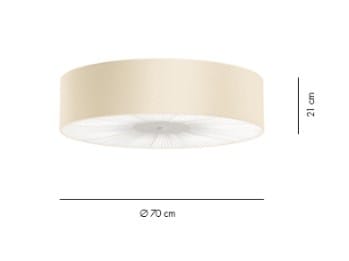 Потолочный светильник из искусственной кожи AXOLIGHT Кожа ARCH-00132753 - Вид №3