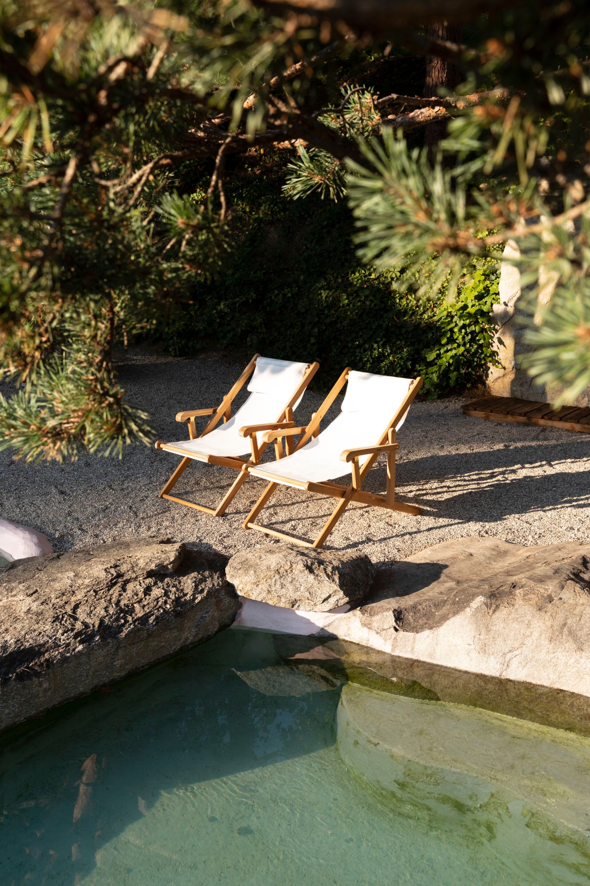 Складной стул из тикового дерева с подлокотниками Unopiù CLIO ARCH-00120686 - Вид №2