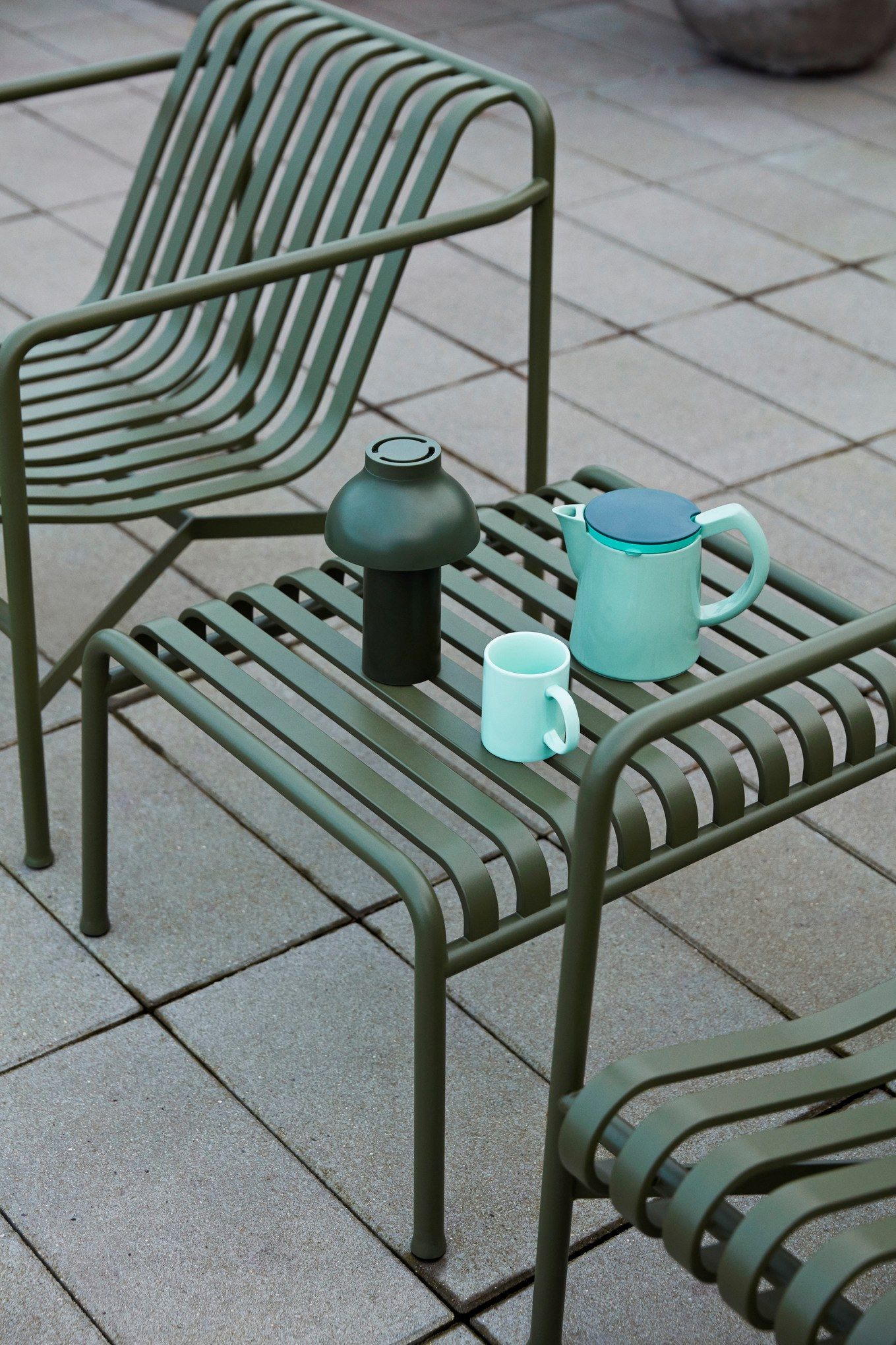 Стальная прямоугольная Садовая подставка для ног Hay Палисад ARCH-00043018 - Вид №33