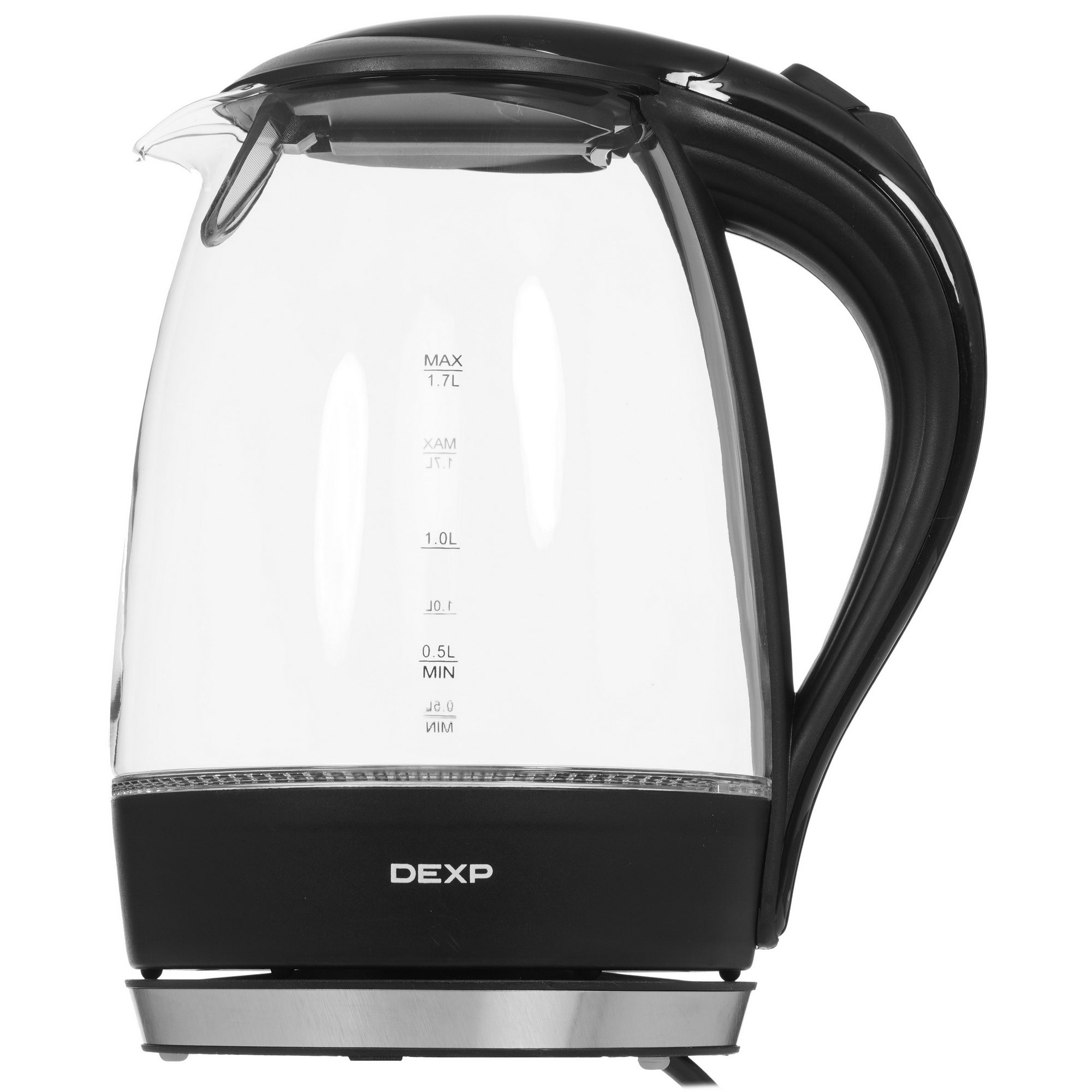 1065590 Электрочайник DEXP GF-175 черный STDN-0050476 - Вид №1