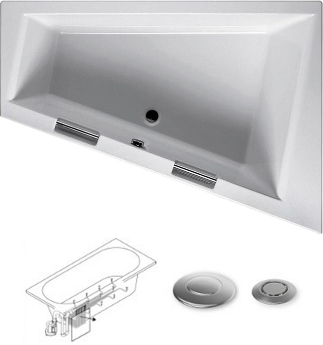 BA9000500000000_hit1 Ванна Riho Doppio Santreyd - Вид №1