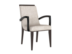 Тканевый стул с подлокотниками с мягким сиденьем