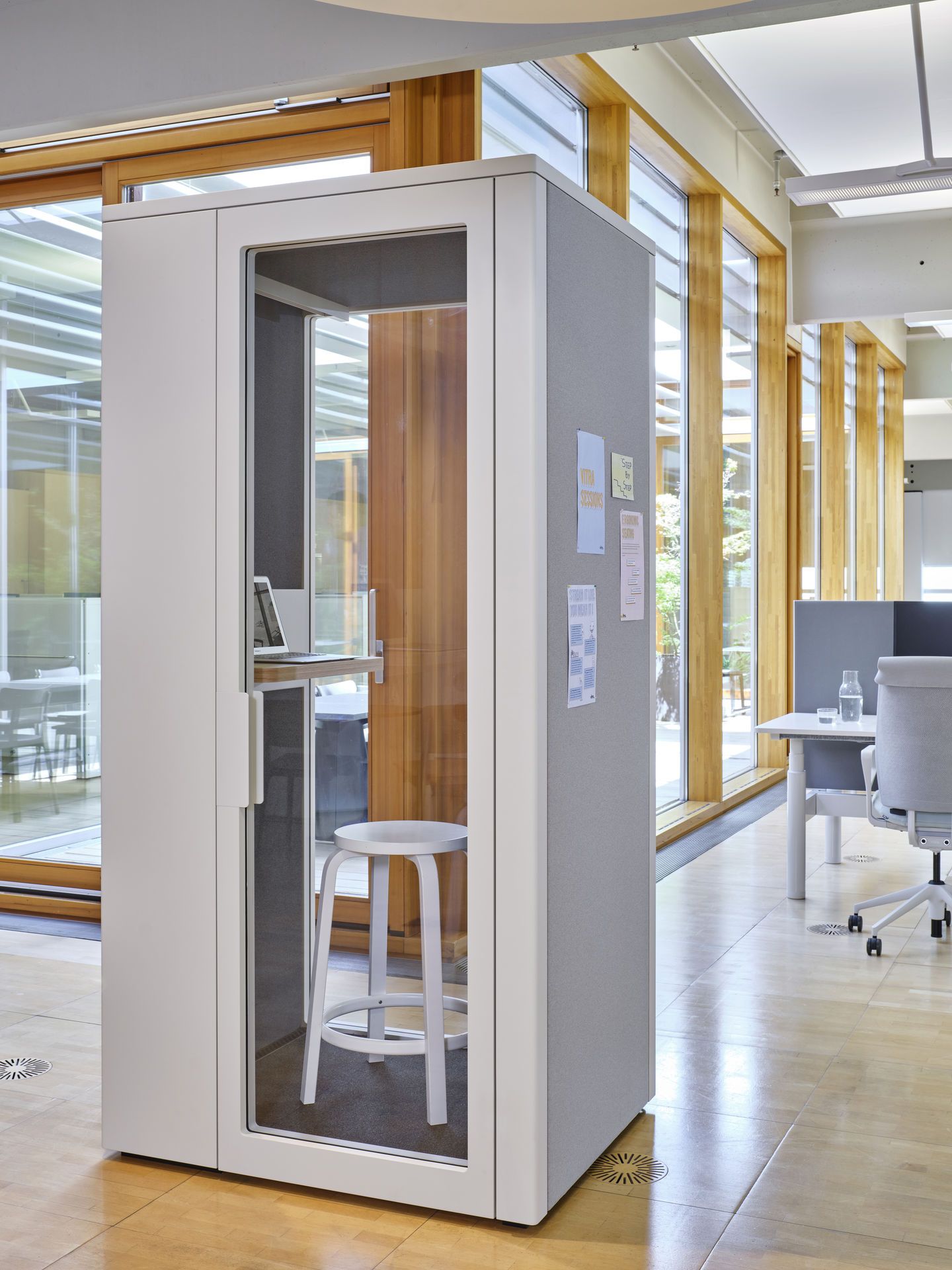 Многосторонняя акустическая офисная кабина со встроенным освещением VITRA TALKY X VITRA EDITION ARCH-00151852 - Вид №6