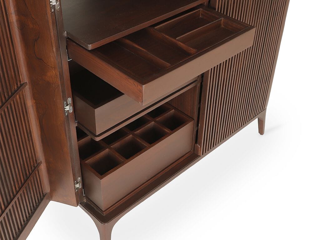 Мобильный тиковый бар Alankaram HUDA ARCH-00053669 - Вид №3