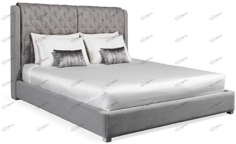 Jetclass Кровать двуспальная с обивкой и высоким изголовьем Eden Jed101.16, jed101.18, jed101.20