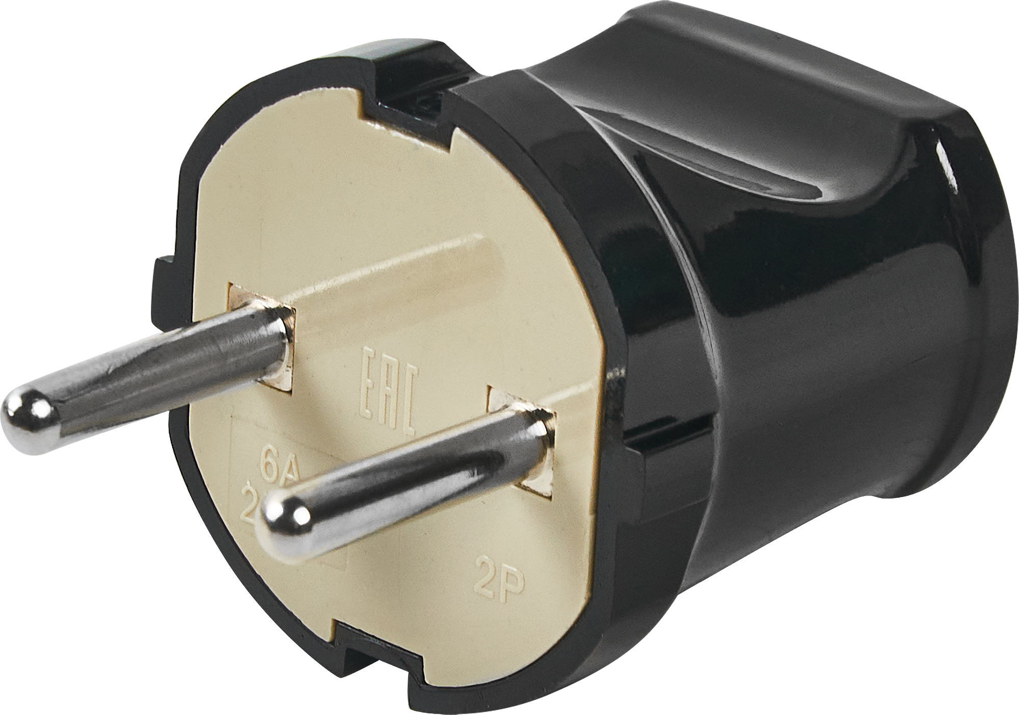 Вилка электрическая Duwi прямая 6А 250В для бытовой техники 87658037