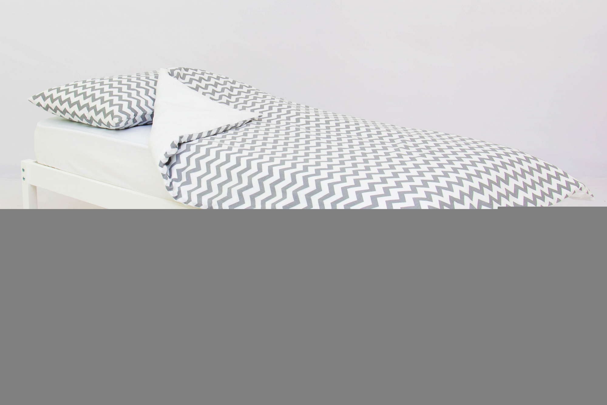 Детское постельное белье "Зигзаги" серое БЕЛЬМАРКО  327404 Серый Santreyd  - Вид №1