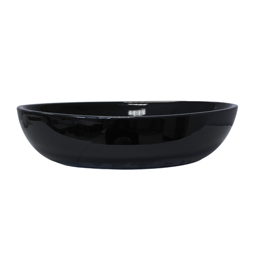 RNGSLWB02C Накладной умывальник Cut Black SANITA LUXE Ringo - Вид №4