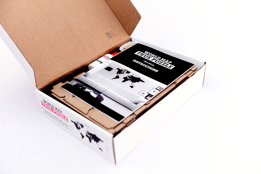 1601-12 new Пазл «карта мира» черная 100х60 см new Mimi  - Вид №8