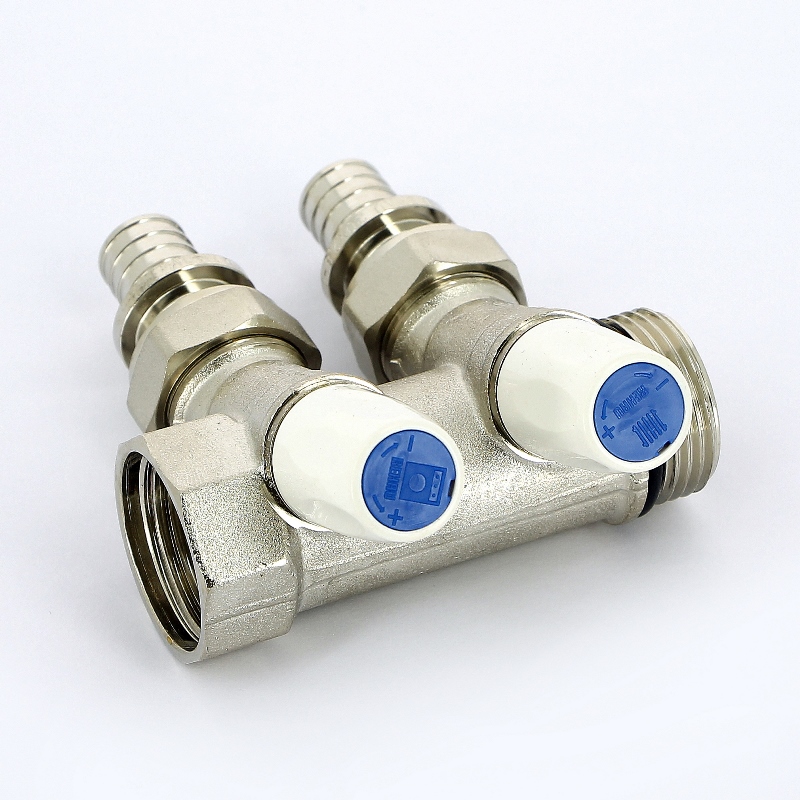 Коллектор G1 Rehau 2 отвода G 3/4 + переходник евроконус 20-G 3/4 (2 шт.) 169203 - Вид №3