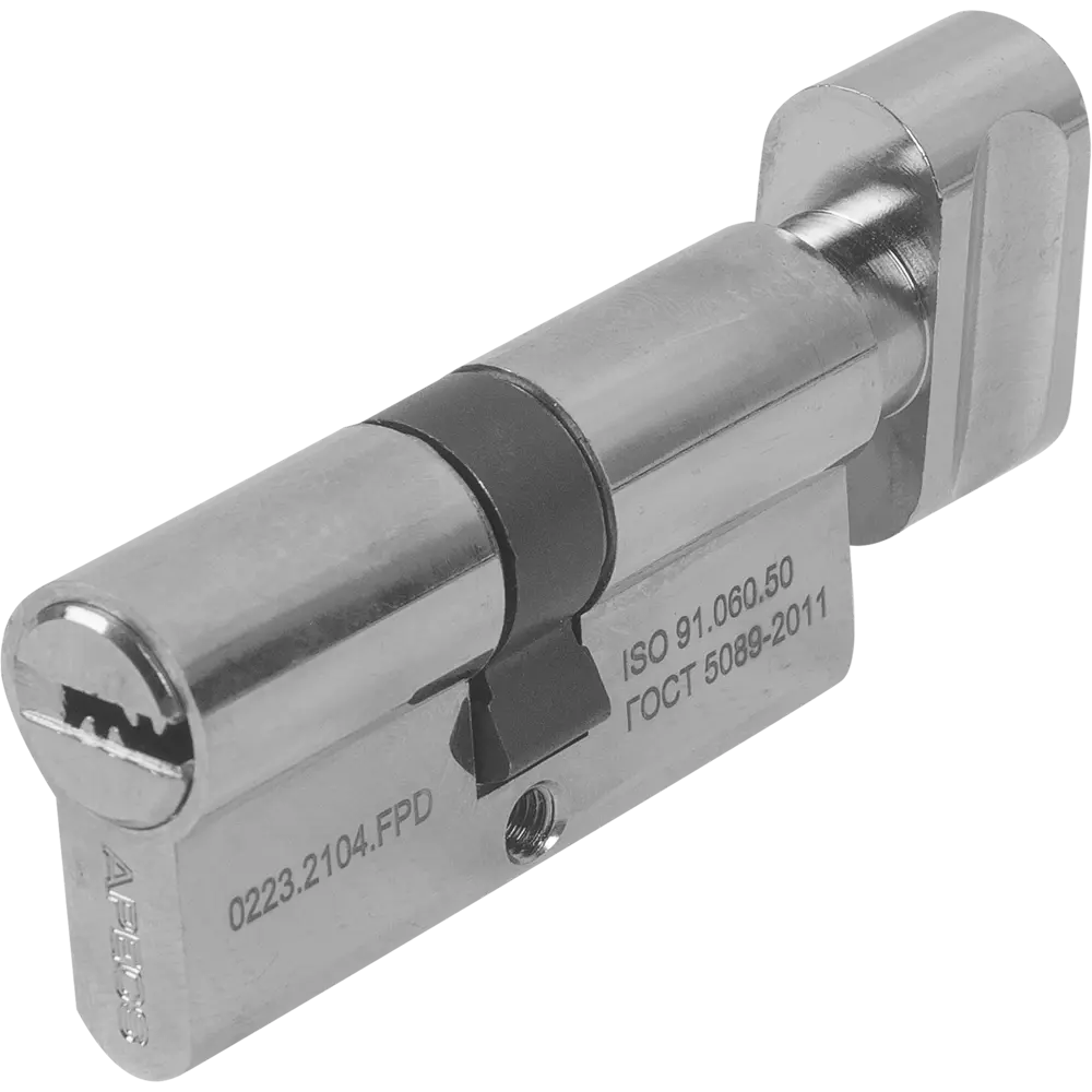 Цилиндровый механизм APECS Pro LM-60 с ключом и вертушкой 84168031